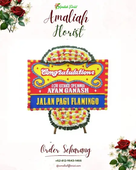 Sewa Papan Bunga Purwahamba